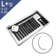 속눈썹연장재료 BL 블링크 레이져 밍크 래쉬 0.15/0.20  L+(블랙/브라운) 